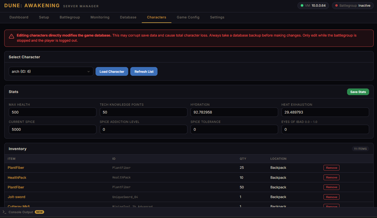 Character Editor